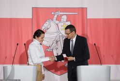 Swiatłana Cichanouska w Polsce. Spotkanie z Mateuszem Morawieckim i wykład na UW