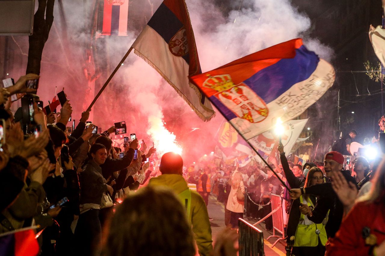 Antyrządowe protesty w Belgradzie