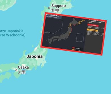 Trzęsienie ziemi w Japonii. Wydano ostrzeżenie przed tsunami