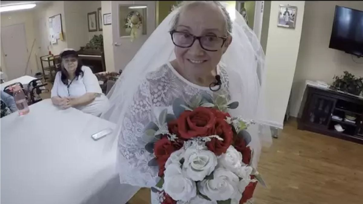 Dottie w wieku 77 lat wzięła wymarzony ślub