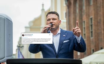 "Sługi narodu ukraińskiego". Mentzen atakuje PiS