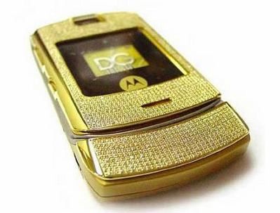 Motorola V3i – moc złota i diamentów!