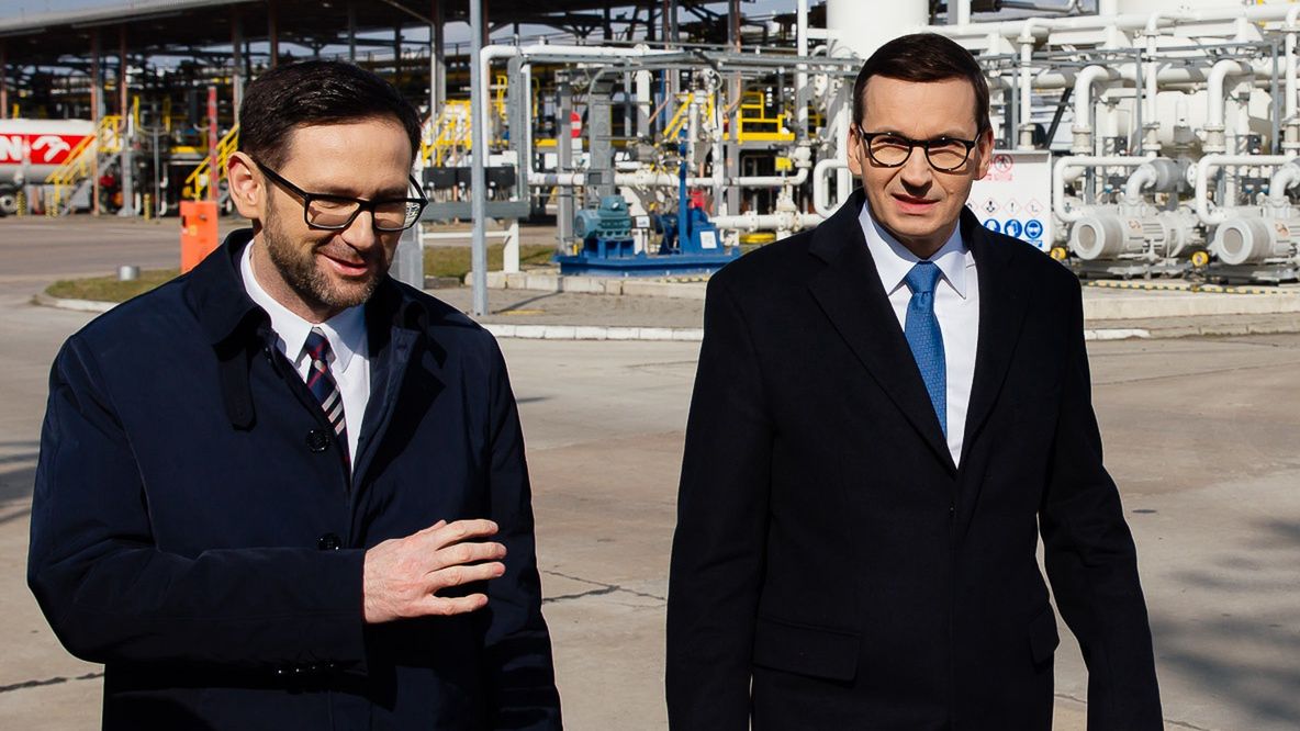 Mateusz Morawiecki, Daniel Obajtek i Anna Moskwa