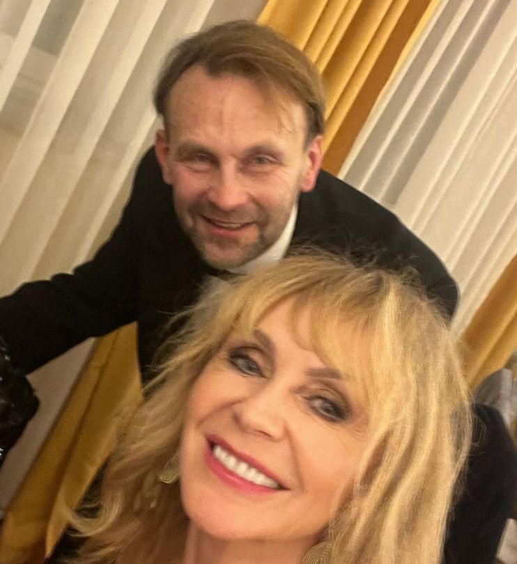 Beata Ścibakówna z bratem Tomkiem