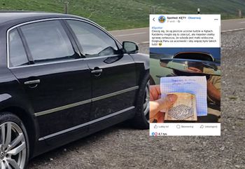 Zarysował klamkę na parkingu. Taką karteczkę zostawił za wycieraczką