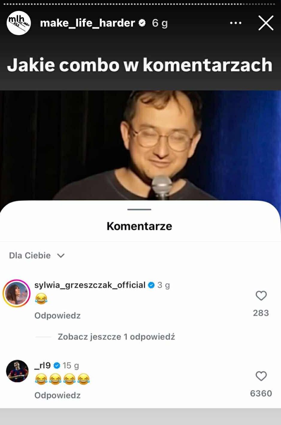 Lewandowski i Grzeszczak skomentowali ten sam filmik