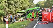 Wypadek pod Zieloną Górą. Autobus zderzył się z busem