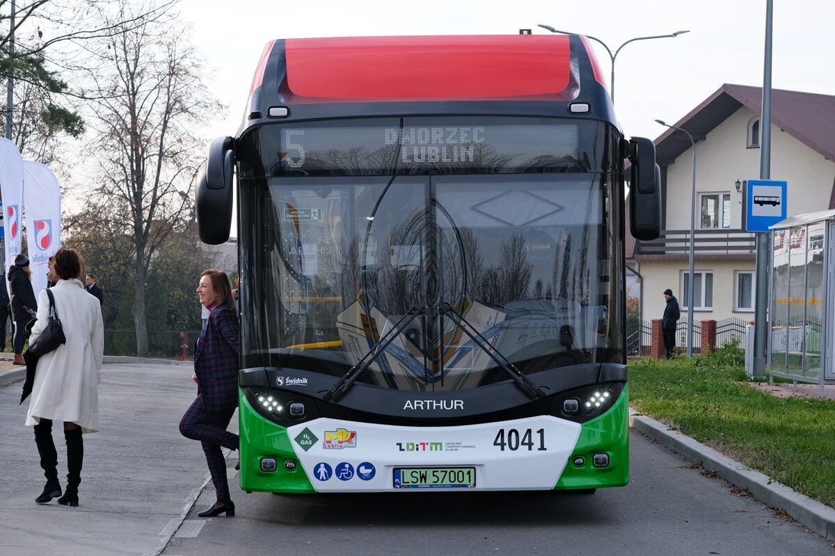 Świdnik kupił trzy autobusy wodorowe Arthur H2 Bus