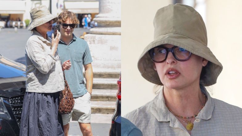 Linda Evangelista pokazała się z synem na ulicach Rzymu