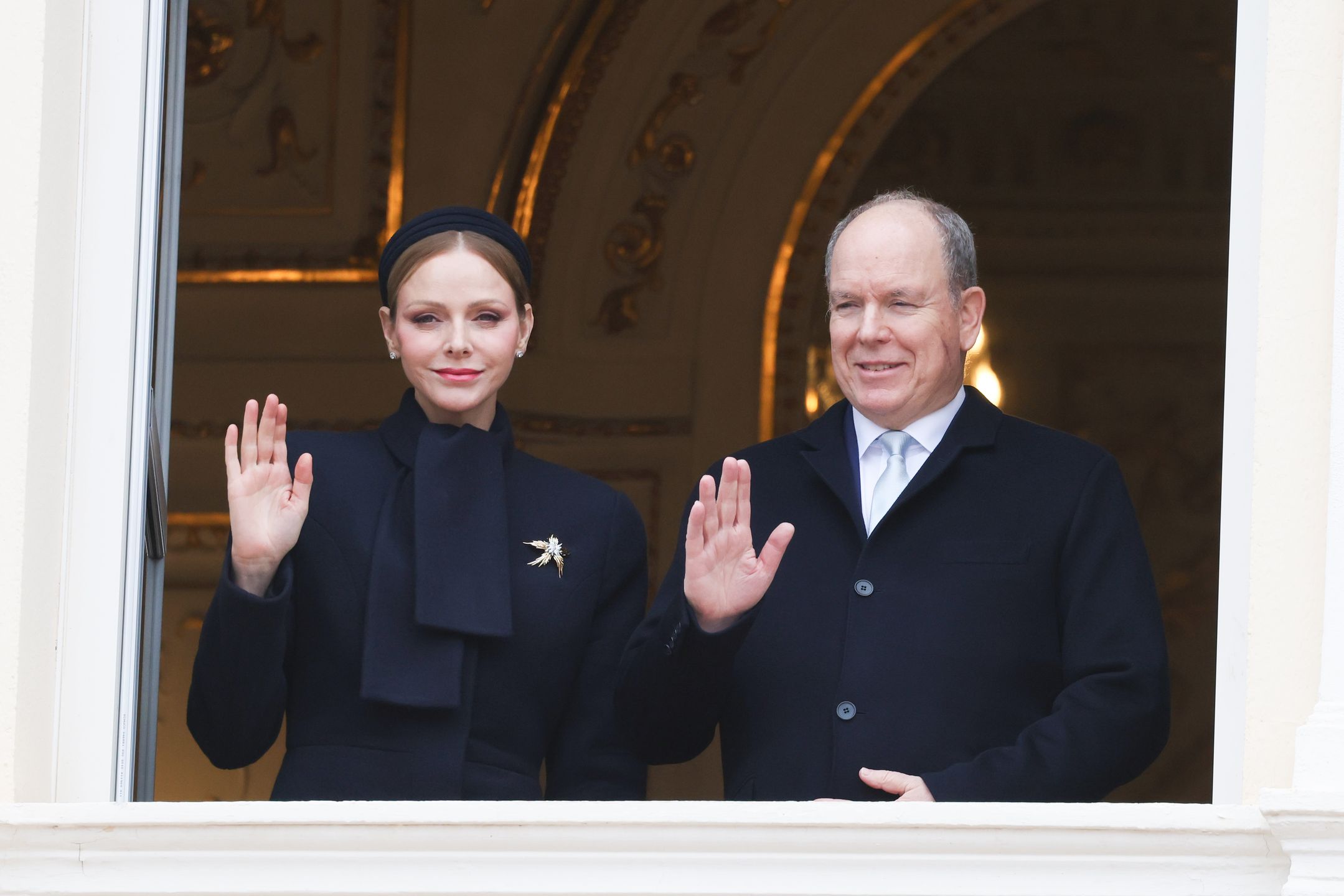 Księżna Charlene i książę Albert 