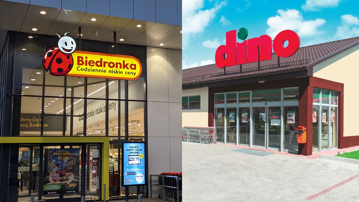 Właściciele sieci Biedronka i Dino tracą na giełdzie
