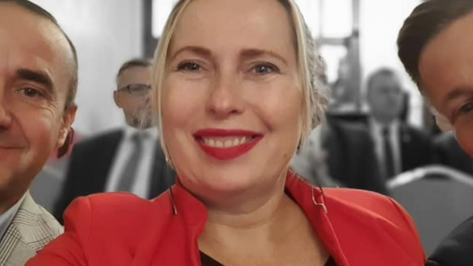 Anna Kibortt od razu po porodzie wróciła do pracy