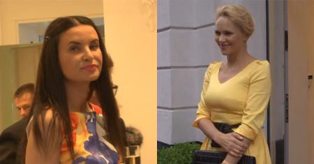 Horodyńska i Samusionek na otwarciu butiku