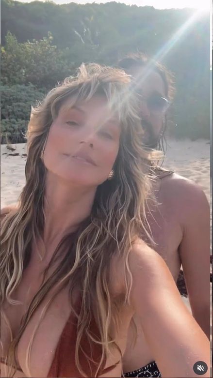 Heidi Klum z mężem 