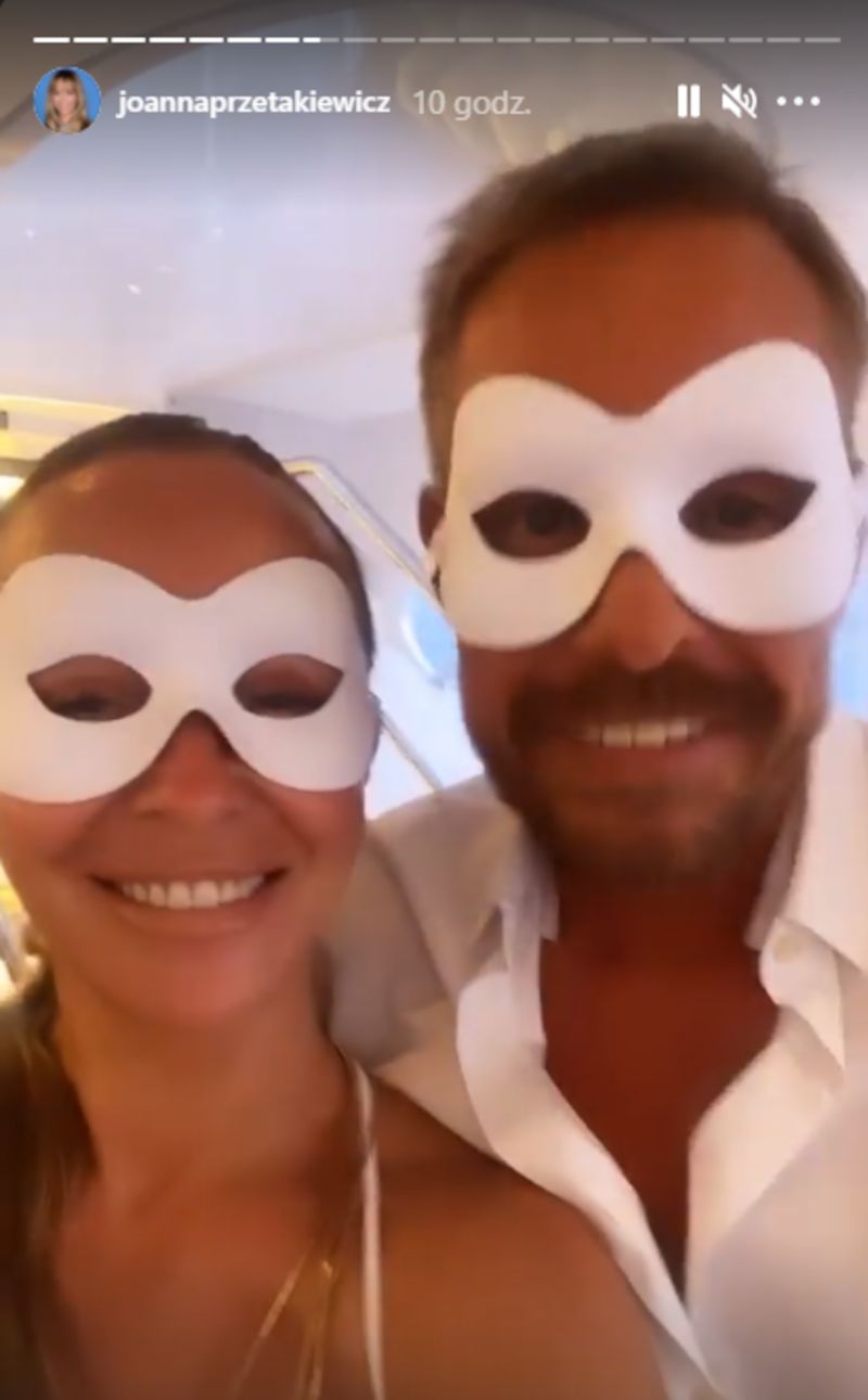 Joanna Przetakiewicz i Rinke Rooyens balują w Saint-Tropez