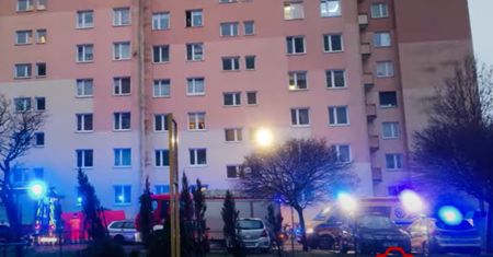 Tragedia we Włocławku. Mężczyzna wypadł z okna na 9. piętrze