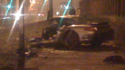 Porsche 911 997 Crash