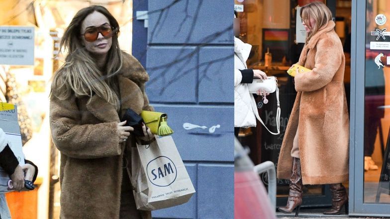 Joanna Przetakiewicz przeszukuje lodówkę z kiełbasami