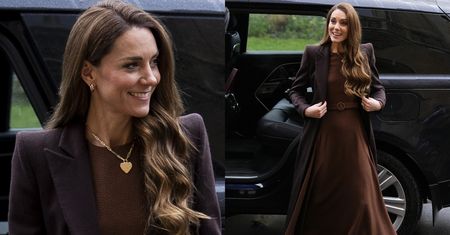 Księżna Kate olśniewa w brązowej stylizacji za ponad 27 TYSIĘCY ZŁOTYCH. Podoba wam się? (ZDJĘCIA)