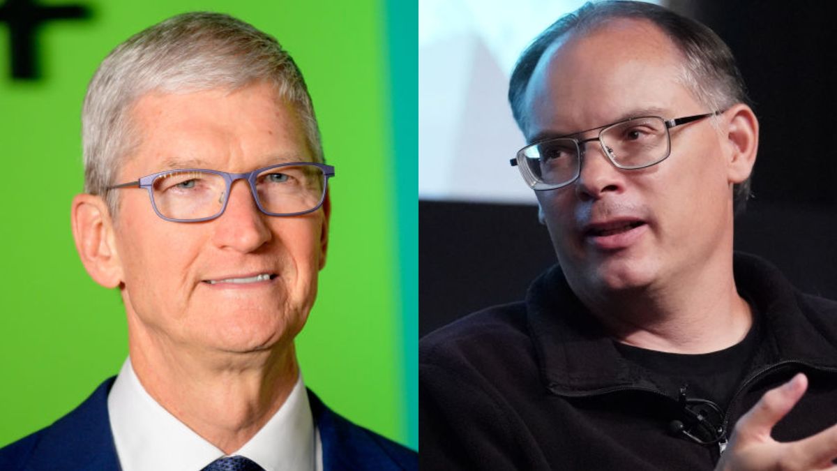 Prezes Apple, Tim Cook, a także prezes Epic – Tim Sweeney, fot. Getty Images