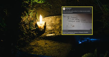 "Groby macie uszykowane". Wiadomość na klatce schodowej bloku