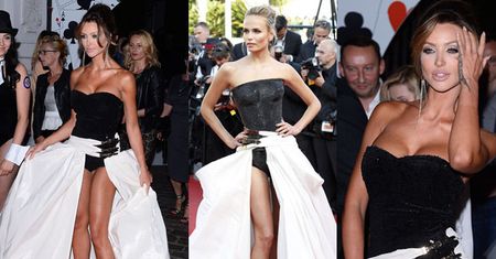 "Wagina" Pietrasińska w podróbce sukni z Cannes! (ZDJĘCIA)