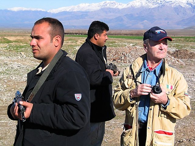 Jacek Pałkiewicz w Iraku.