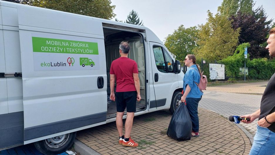 Trzecia mobilna zbiórka odpadów tekstylnych w Lublinie