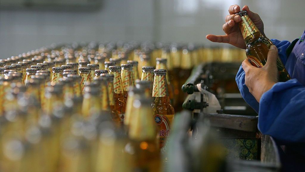 Browar  Tsingtao w Chinach