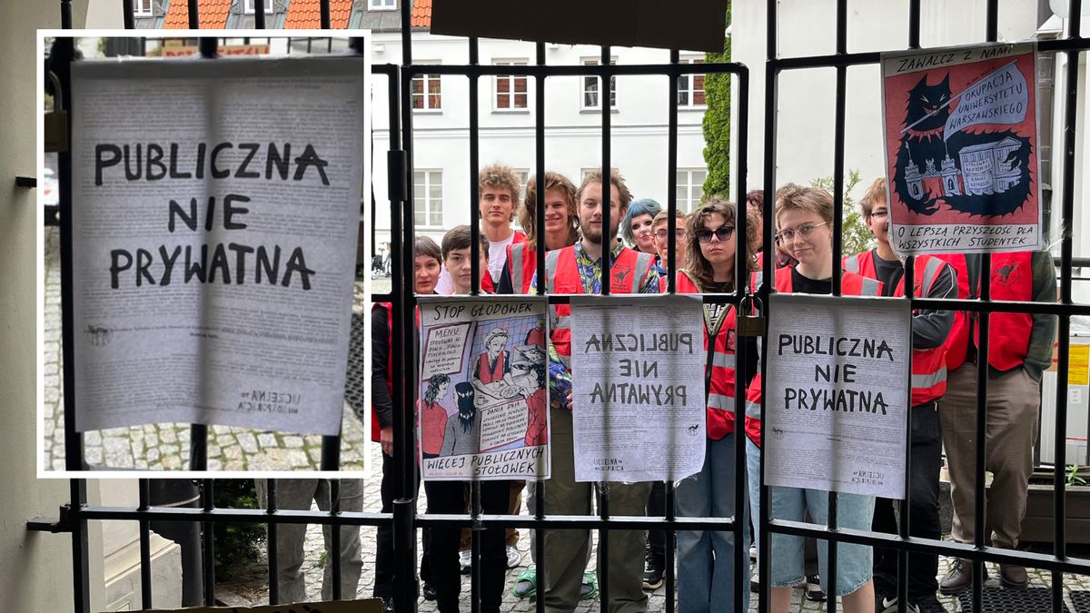 Strajk studentów na UW