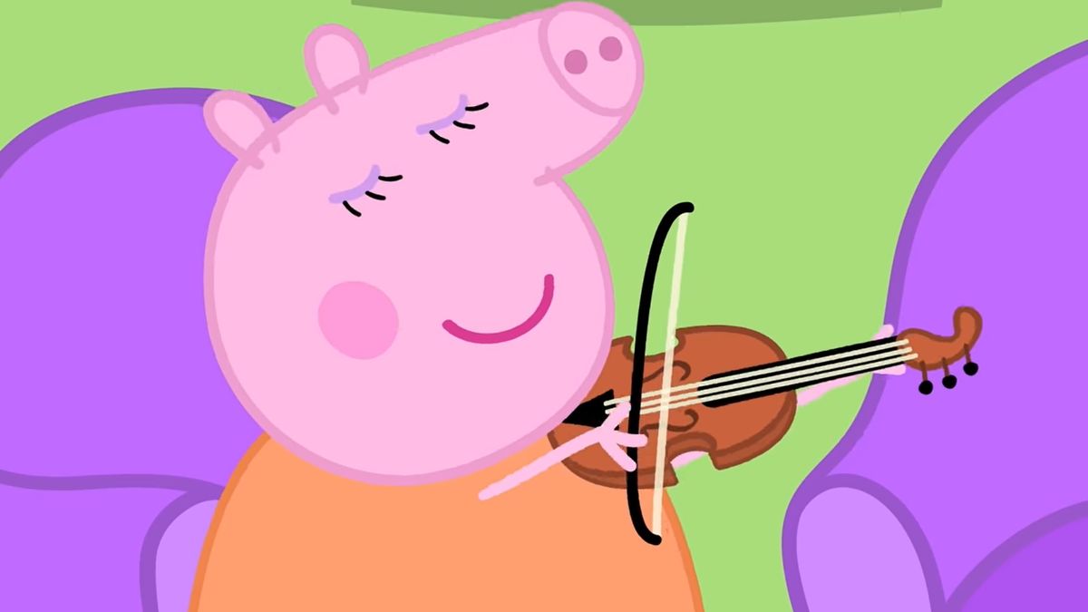 Kadr z popularnej bajki "Świnka Peppa" 