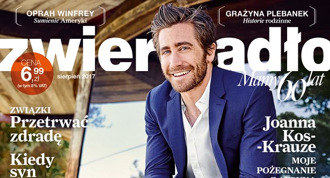 Sierpniowe „Zwierciadło” z Jakem Gyllenhaalem na okładce