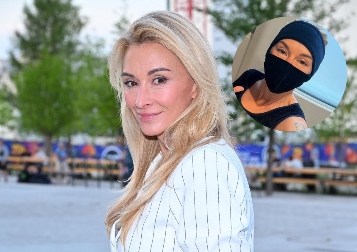 Martyna Wojciechowska w masce pręży umięśniony brzuch. Pokazała swój pomysł na UPAŁY