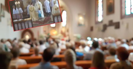 Dziecko podeszło pod ołtarz i się zaczęło. Internauci krytykują zachowanie matki chłopca