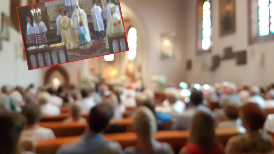 Dziecko przyszło pod ołtarz i się zaczęło