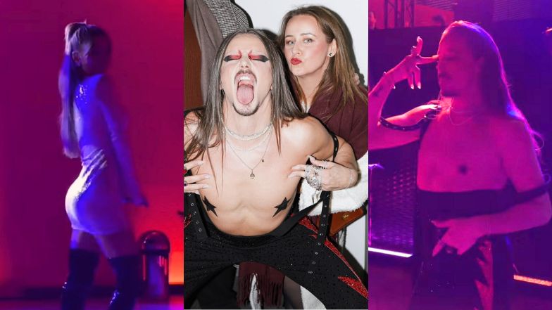 Doda i Michał Szpak balowali za kulisami "Sylwestra z Dwójką"