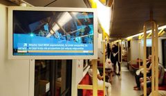 Polsat News na nośnikach Ströer w Warszawskim Metrze