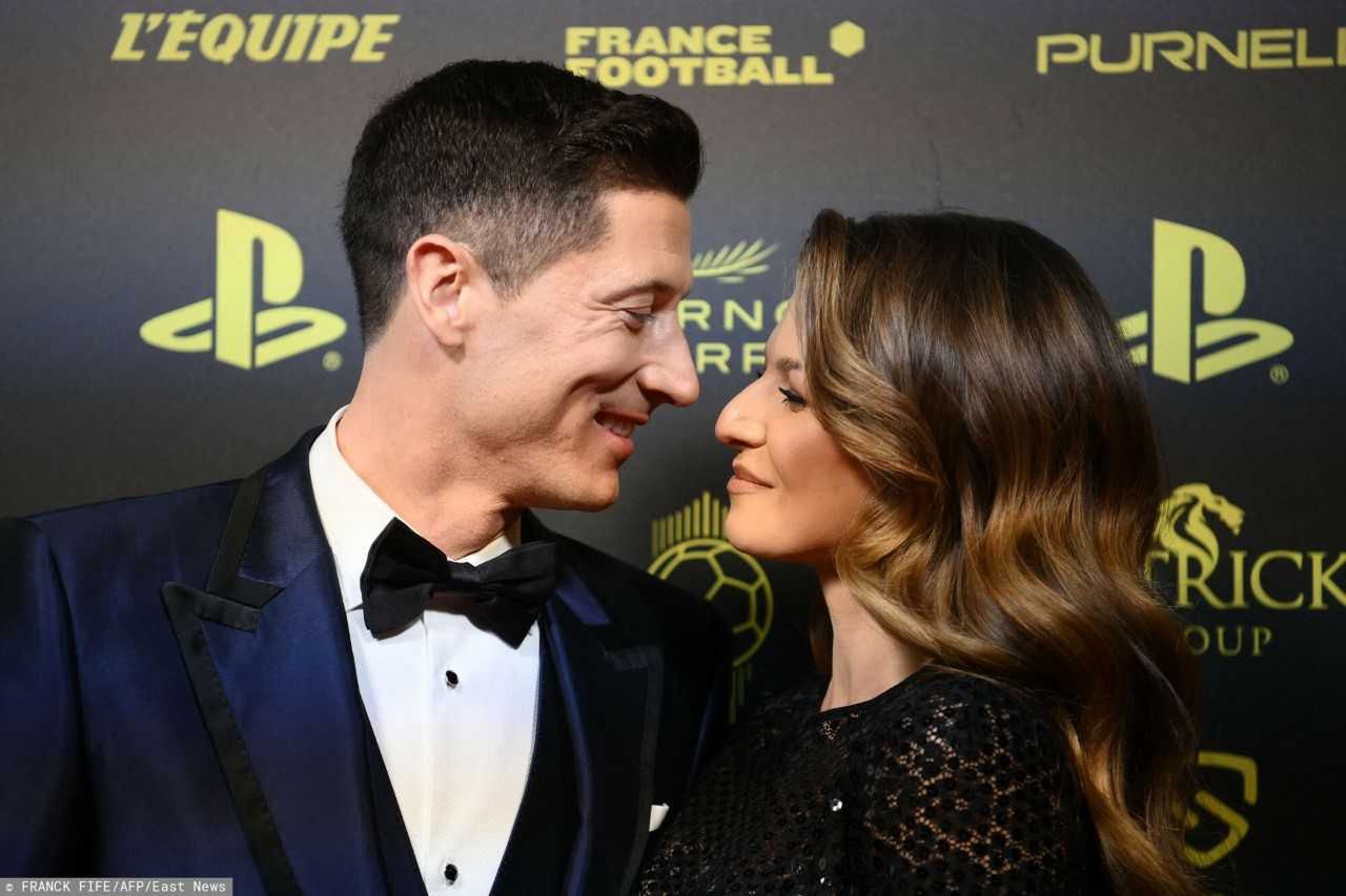 Anna Lewandowska pociesza Roberta Lewandowskiego