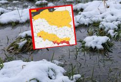 Najwyższy stopień ostrzeżeń. Roztopy i silny wiatr