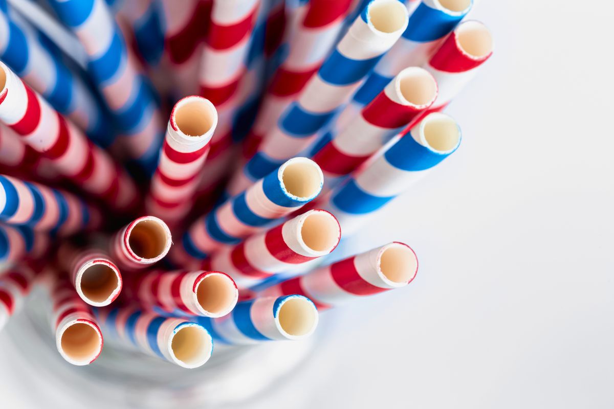 It's best to give up paper and bamboo straws for drinks.