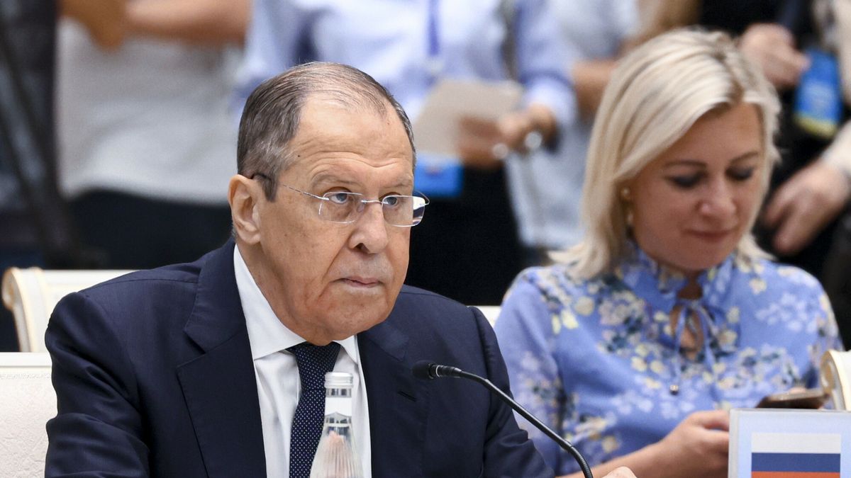 Siergiej Ławrow i rzeczniczka MSZ Maria Zacharowa