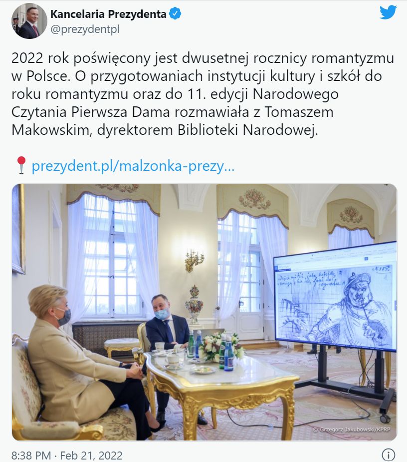 Tweet Kancelarii Prezydenta