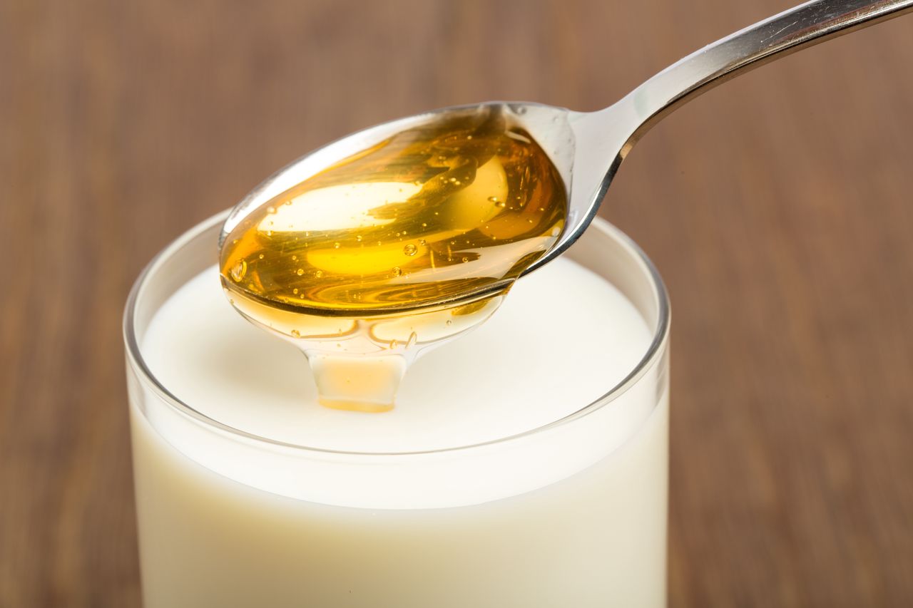 Milk and honey are a great combination.