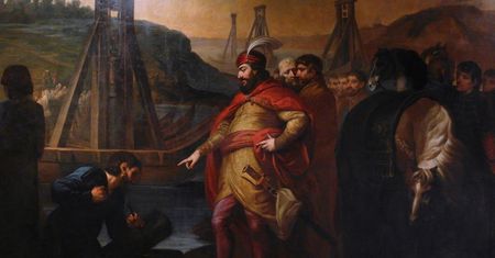 Wbił żelazne słupy w dno rzeki. Tak Chrobry wyznaczył granice Polski