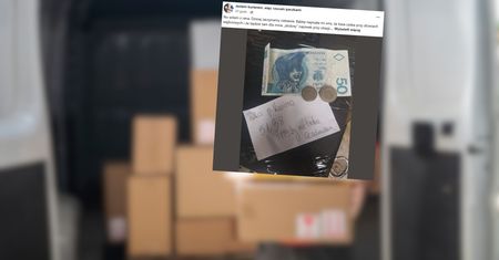 Na kuriera czekała karteczka. Ludzie aż parsknęli