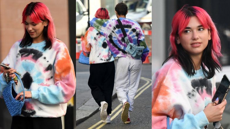 Dua Lipa i Anwar Hadid na spacerze w Londynie