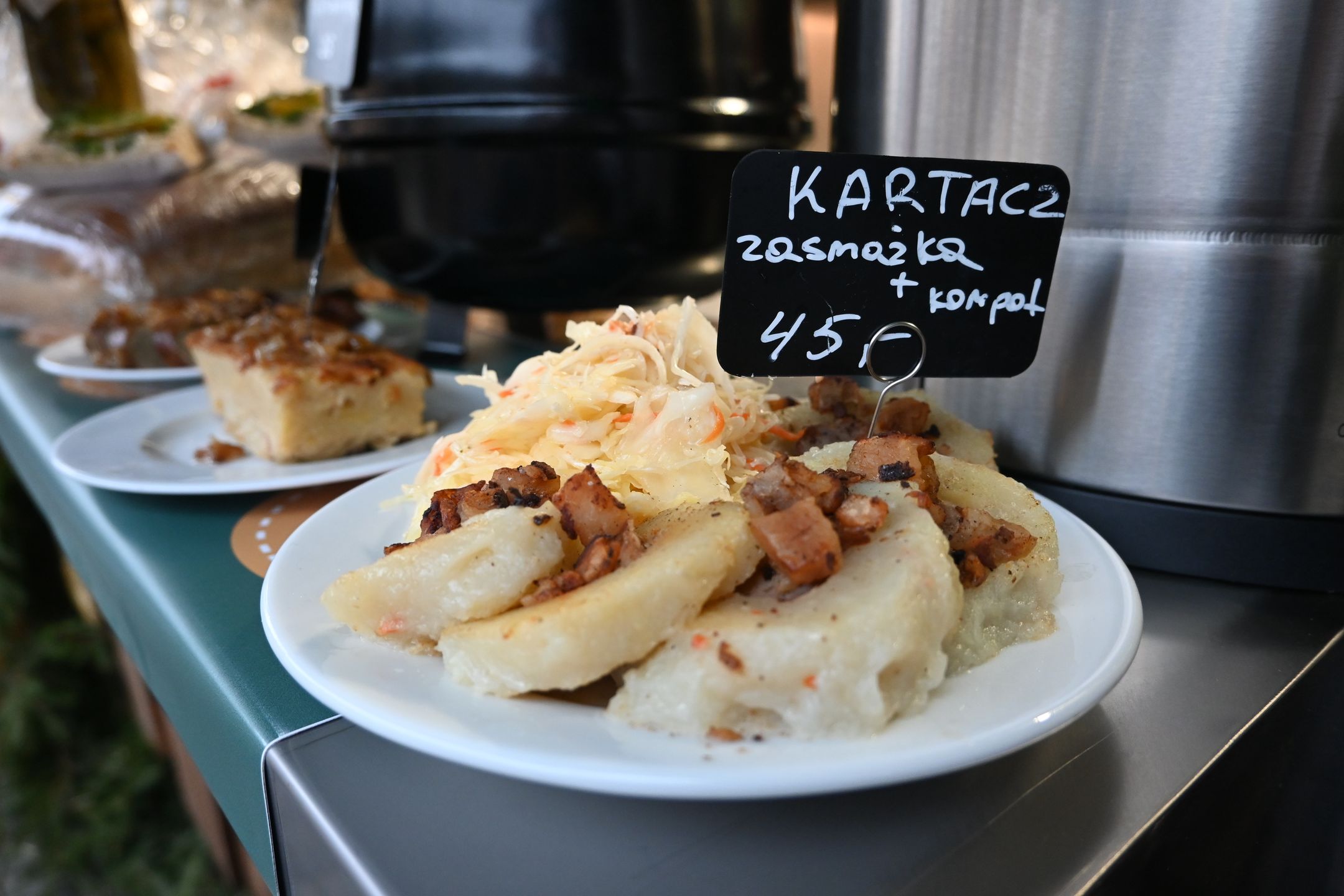 Zestaw obiadowy z kartaczami