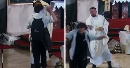 Incydent w Boże Ciało w Lubaczowie. Kamera zarejestrowała sytuację