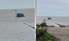 Kierowca wjechał do Tamizy. Zaufał nawigacji i wybrał złą trasę