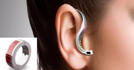 Słuchawka Orb Bluetooth, biżuteria i technologia w jednym